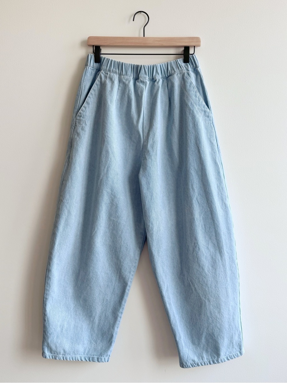 Micaela Greg Denim Barrel Pant Sky